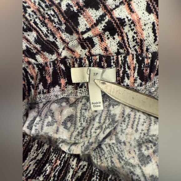 Joie by Anthropology Gamille Print‎ Maxi Skirt Boho Black Pink White Size XS - Picture 4 of 8